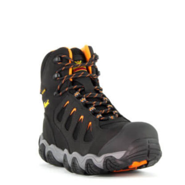 Thorogood | Crosstrex Series - Waterproof - 6" Black Safety Toe Hiker