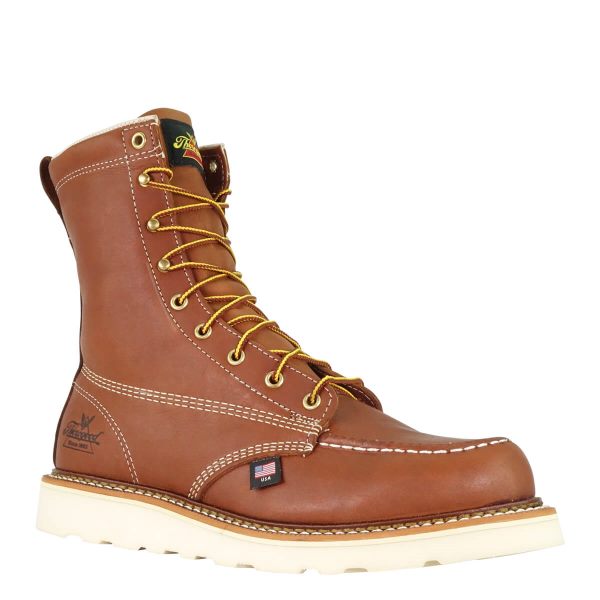 Thorogood | American Heritage - 8" Tobacco Moc Toe - MAXWear Wedge