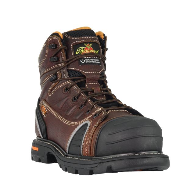 Thorogood | GEN-Flex2 Series - 6" Brown Composite Safety Cap Toe