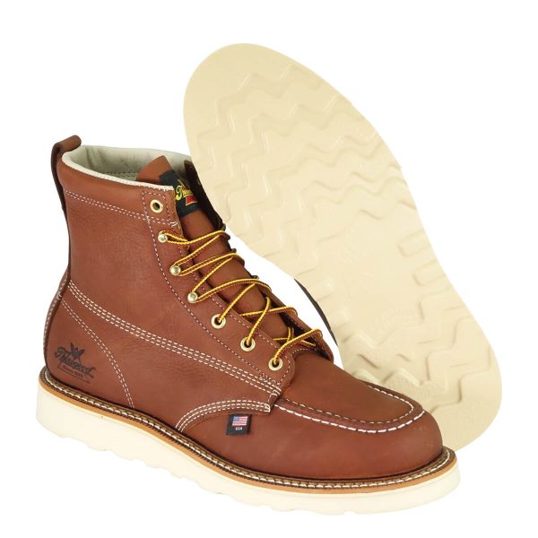 Thorogood | American Heritage - 6" Tobacco Moc Toe - MAXWear Wedge