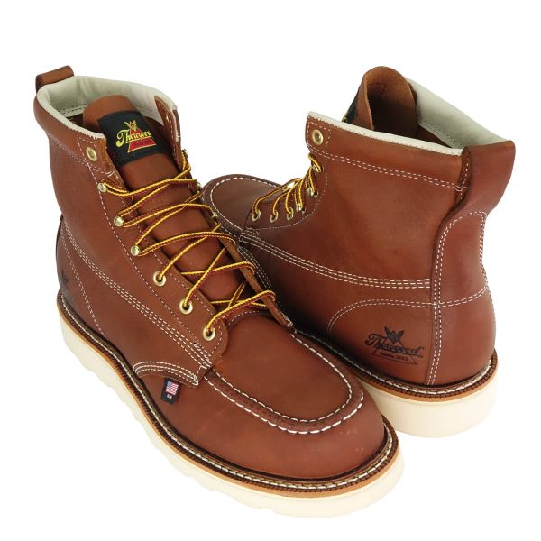 Thorogood | American Heritage - 6" Tobacco Moc Toe - MAXWear Wedge