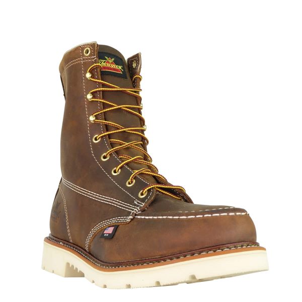 Thorogood | American Heritage - 8" Trail Crazyhorse Safety Toe - Moc Toe MAXWear90