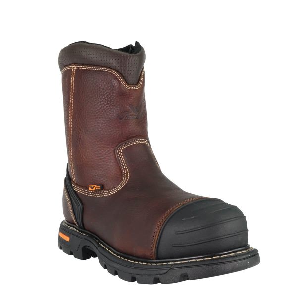 Thorogood | GEN-Flex2 Series - 8" Brown Composite Safety Toe - Side-zip Wellington