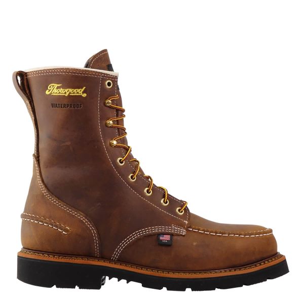 Thorogood | 1957 Series - Waterproof Safety Toe - 8" Crazyhorse Moc Toe - MAXWear90