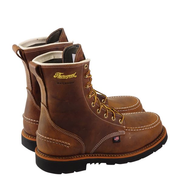 Thorogood | 1957 Series - Waterproof Safety Toe - 8" Crazyhorse Moc Toe - MAXWear90