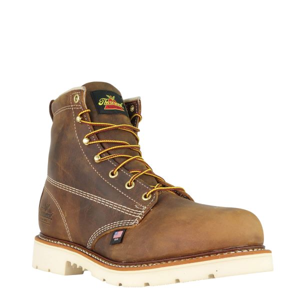 Thorogood | American Heritage - 6" Trail Crazyhorse Safety Toe - Plain Toe MAXWear90