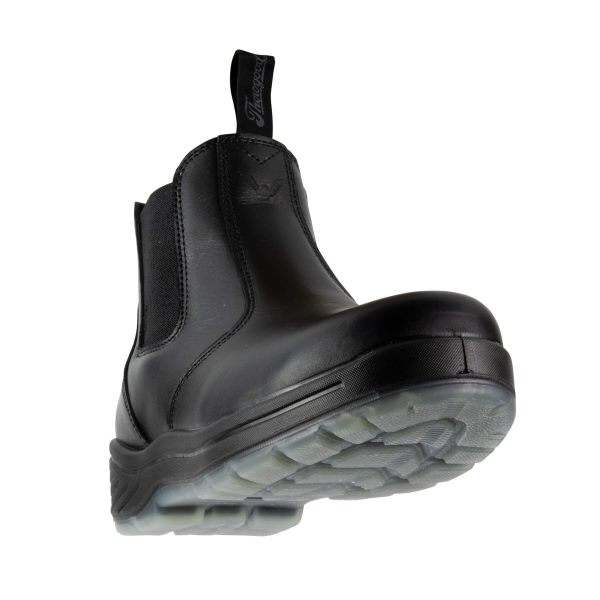 Thorogood | 6" Black Quick Release Station Boot Safety Toe with Translucent Bottom