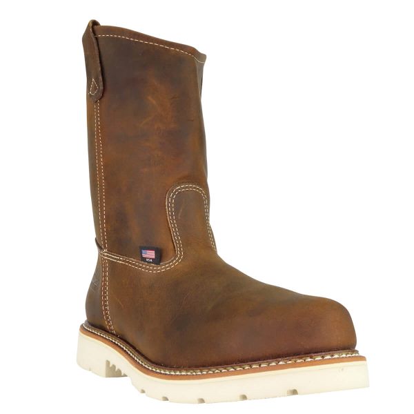 Thorogood | American Heritage - 11" Trail Crazyhorse Safety Toe - Pull-on Wellington