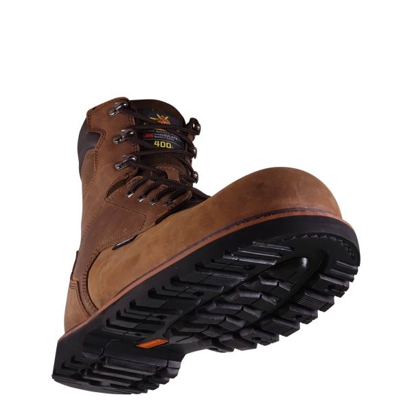 Thorogood | V-Series Waterproof/Insulated - 8" Crazyhorse Safety Toe