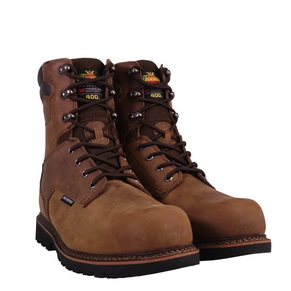 Thorogood | V-Series Waterproof/Insulated - 8" Crazyhorse Safety Toe