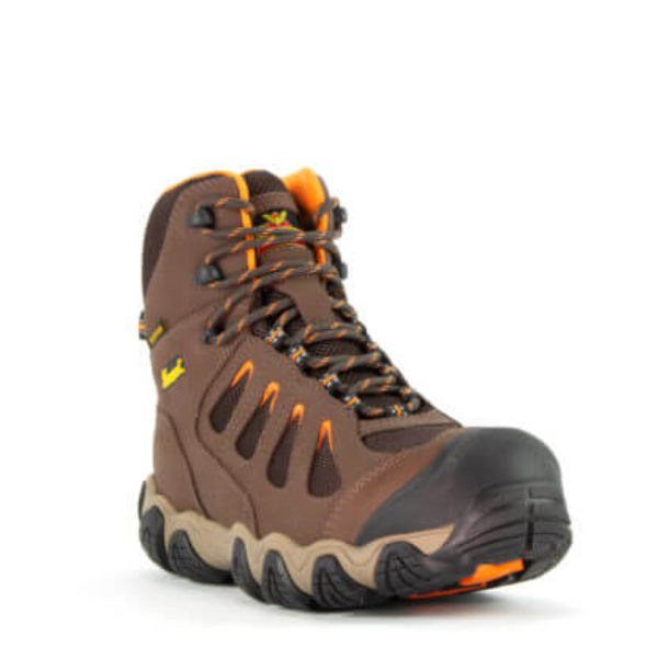 Thorogood | Crosstrex Series - Waterproof - 6" Brown Safety Toe Hiker