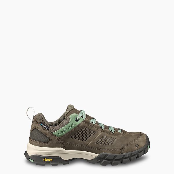 VASQUE | TALUS AT LOW ULTRADRY WOMEN'S WATERPROOF HIKING SHOE IN BROWN/GREEN