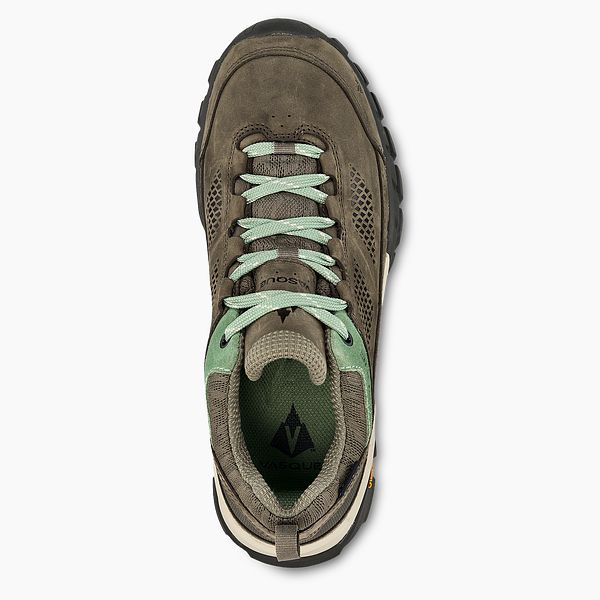 VASQUE | TALUS AT LOW ULTRADRY WOMEN'S WATERPROOF HIKING SHOE IN BROWN/GREEN