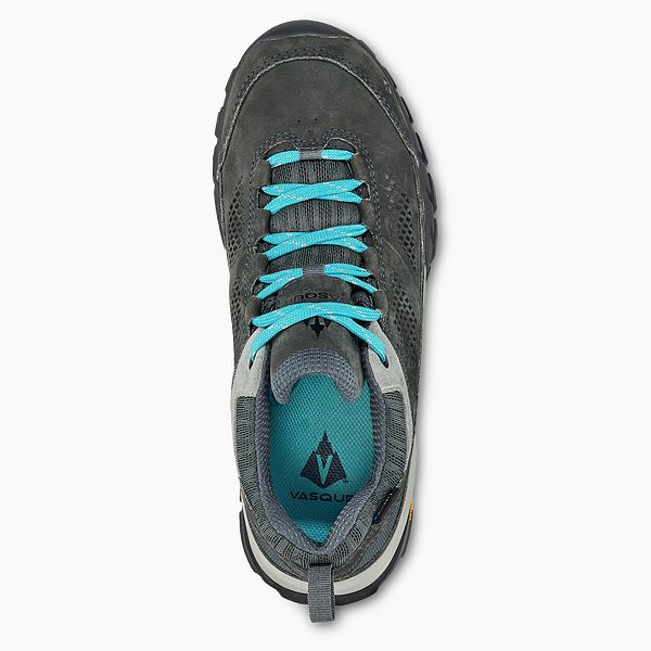 VASQUE | TALUS AT LOW ULTRADRY WOMEN'S WATERPROOF HIKING SHOE IN GRAY/TEAL