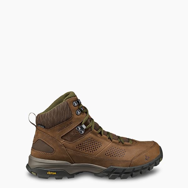 VASQUE | TALUS AT ULTRADRY MEN'S WATERPROOF HIKING BOOT IN BROWN/GREEN