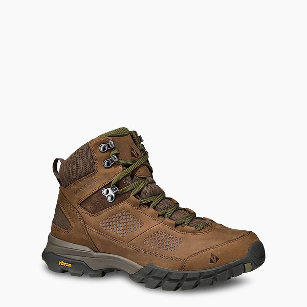 VASQUE | TALUS AT ULTRADRY MEN'S WATERPROOF HIKING BOOT IN BROWN/GREEN