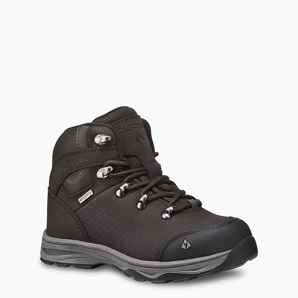 VASQUE | KIDS WATERPROOF HIKING BOOT IN BROWN-BUNGEE CORD