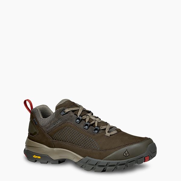 VASQUE | TALUS XT LOW GTX MEN'S WATERPROOF HIKING SHOE IN BROWN/RED