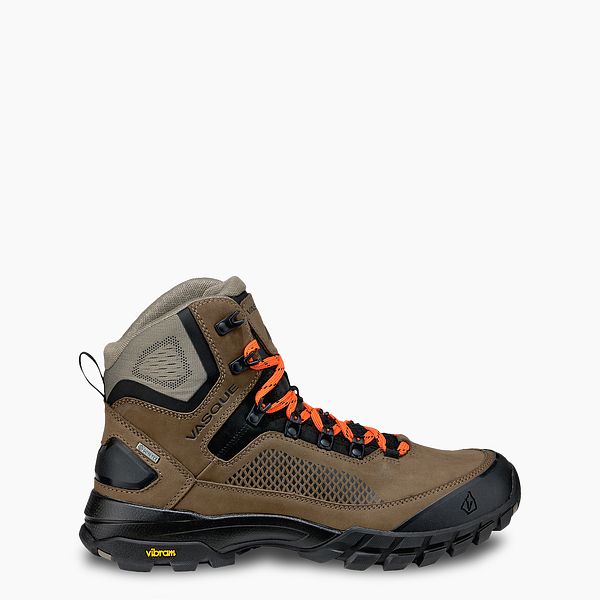 VASQUE | TALUS XT GTX MEN'S WATERPROOF HIKING BOOT IN BROWN/ORANGE