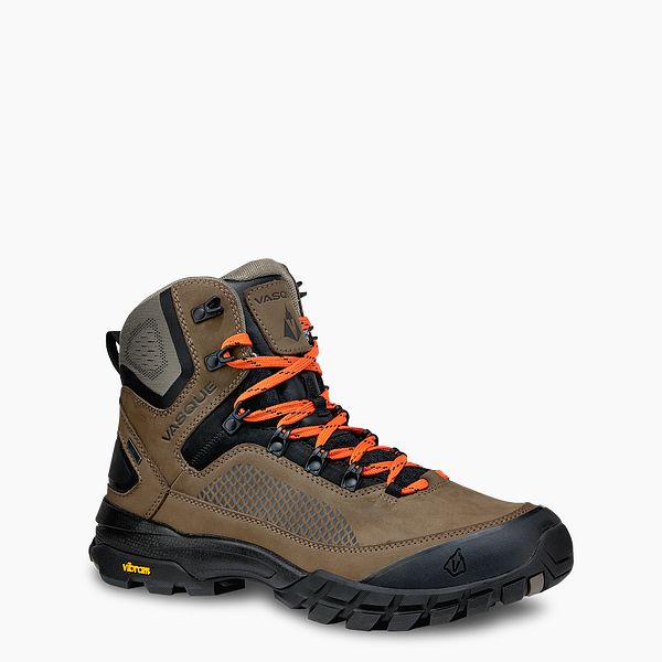 VASQUE | TALUS XT GTX MEN'S WATERPROOF HIKING BOOT IN BROWN/ORANGE