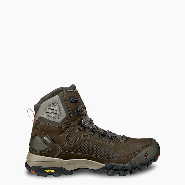 VASQUE | TALUS XT GTX MEN'S WATERPROOF HIKING BOOT IN BROWN/ORANGE