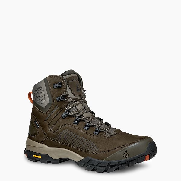 VASQUE | TALUS XT GTX MEN'S WATERPROOF HIKING BOOT IN BROWN/ORANGE