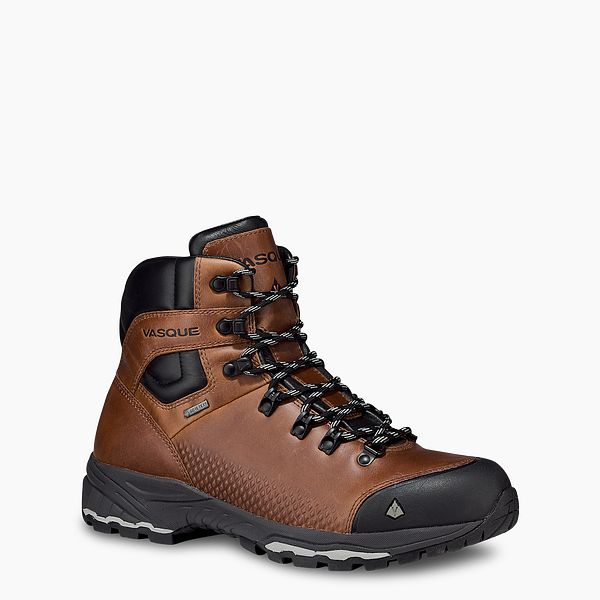 VASQUE | ST. ELIAS FG GTX MEN'S WATERPROOF HIKING BOOT IN BROWN