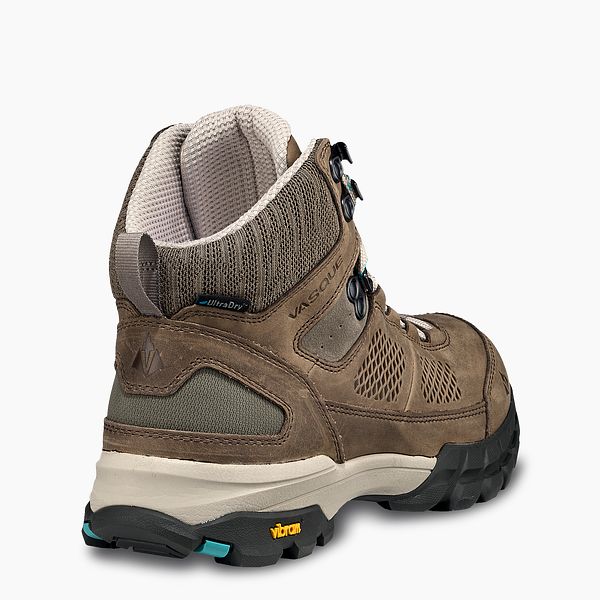 VASQUE | TALUS AT ULTRADRY WOMEN'S WATERPROOF HIKING BOOT IN BROWN/TEAL